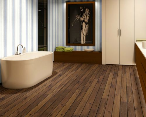 Sàn gỗ có khả năng chịu nước cao cho không gian nhà tắm